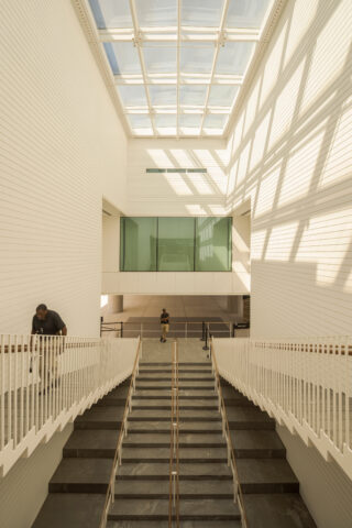 Interior of the International African American Museum in Charleston, SC.