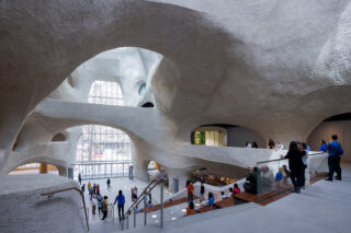 Interior shot at the Richard Gilder Center for Science, Education, and Innovation at the American Museum of Natural History