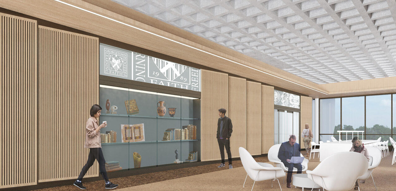 Georgetown University's Pierce Reading Room renovation
