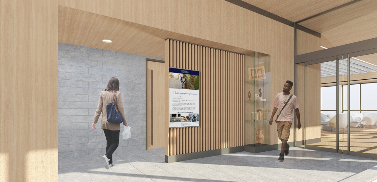 Georgetown University's Pierce Reading Room renovation