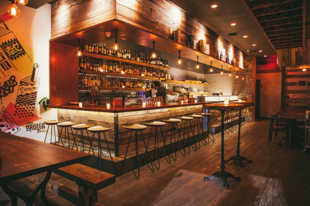 Interior of AMAMI in Greenpoint, Brooklyn