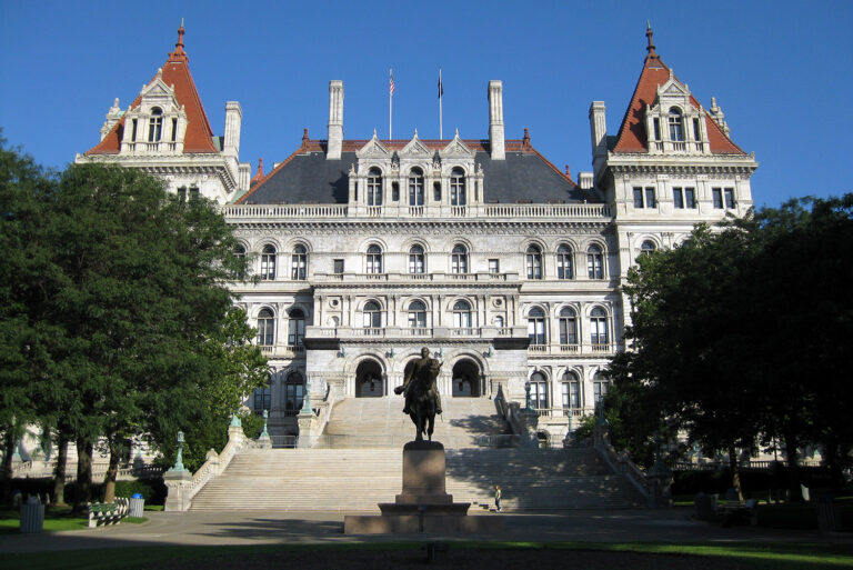 The New York State Capitol in Albany, NY
