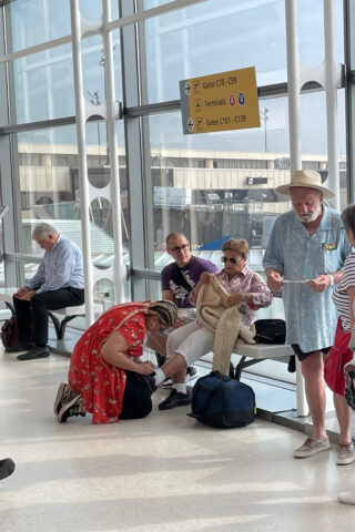 Newark Liberty International Airport, Terminal C, Recomposure Benches