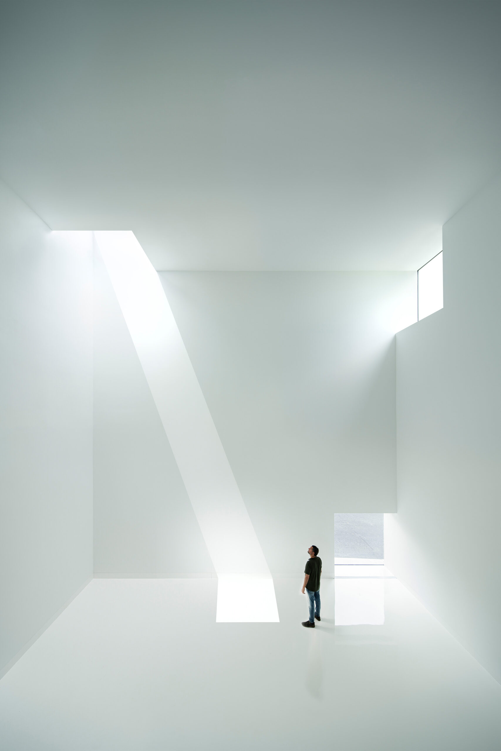 Natural light streams into a room of the Robert Olnick Pavilion in Cold Spring, NY