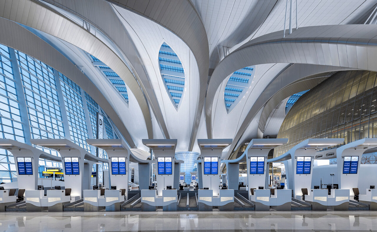 Zayed International Airport interior