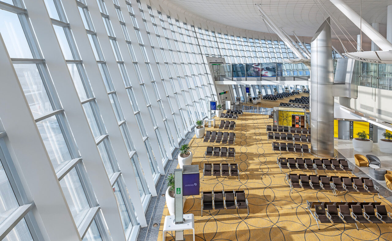 Zayed International Airport interior (seating)