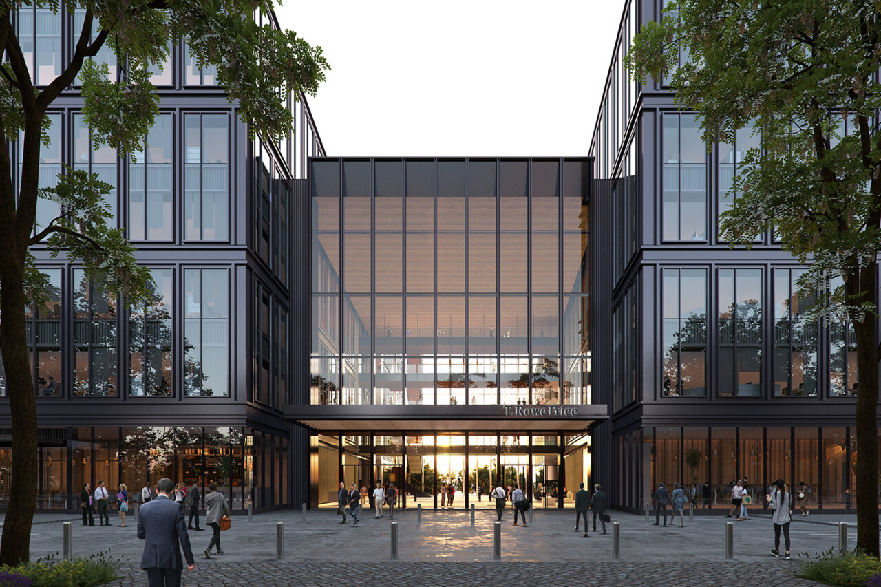 T. Rowe Price Headquarters in Baltimore, MD. Credit: Kohn Pedersen Fox.