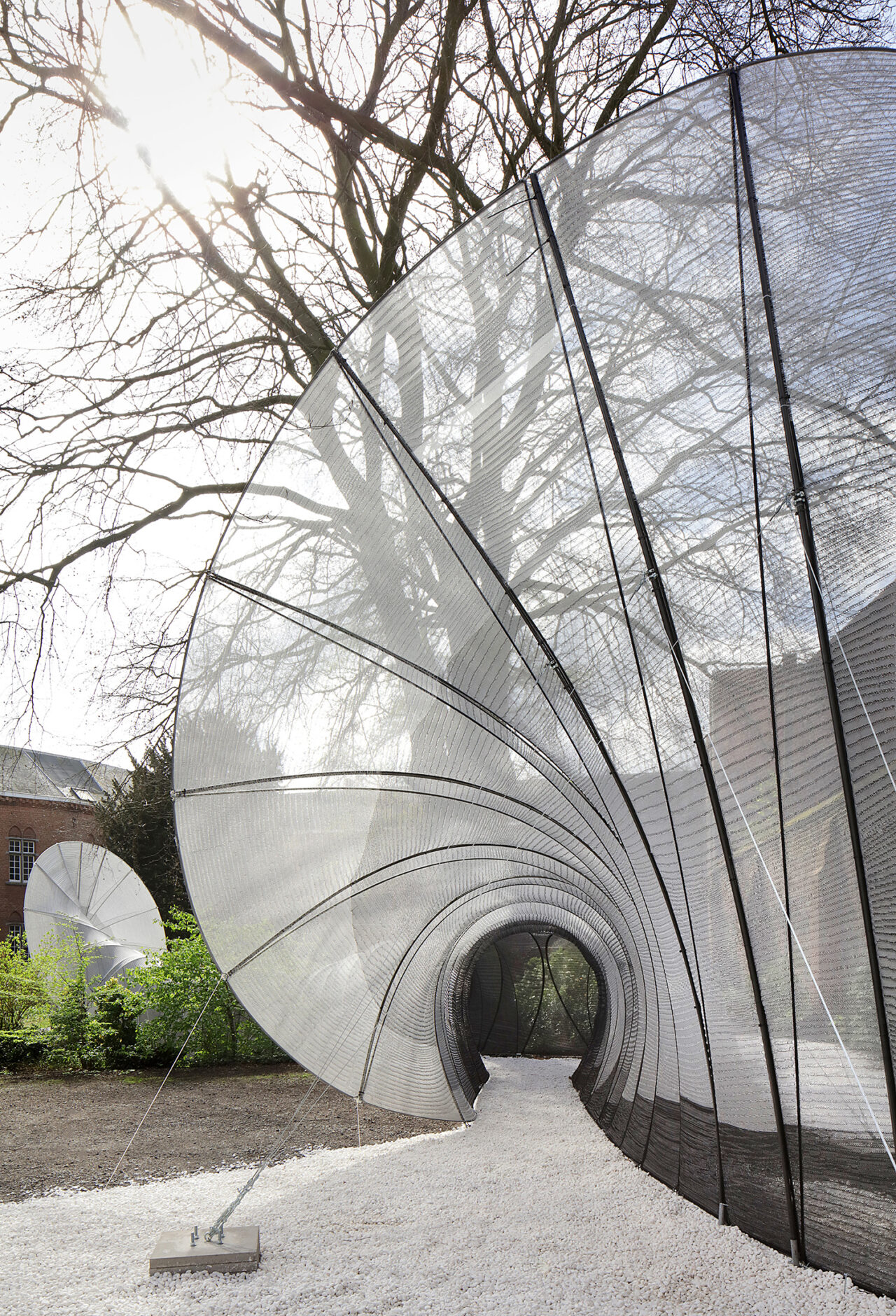 Common Thread at Bruges Triennial by SO-IL. Photo: Filip Dujardin.