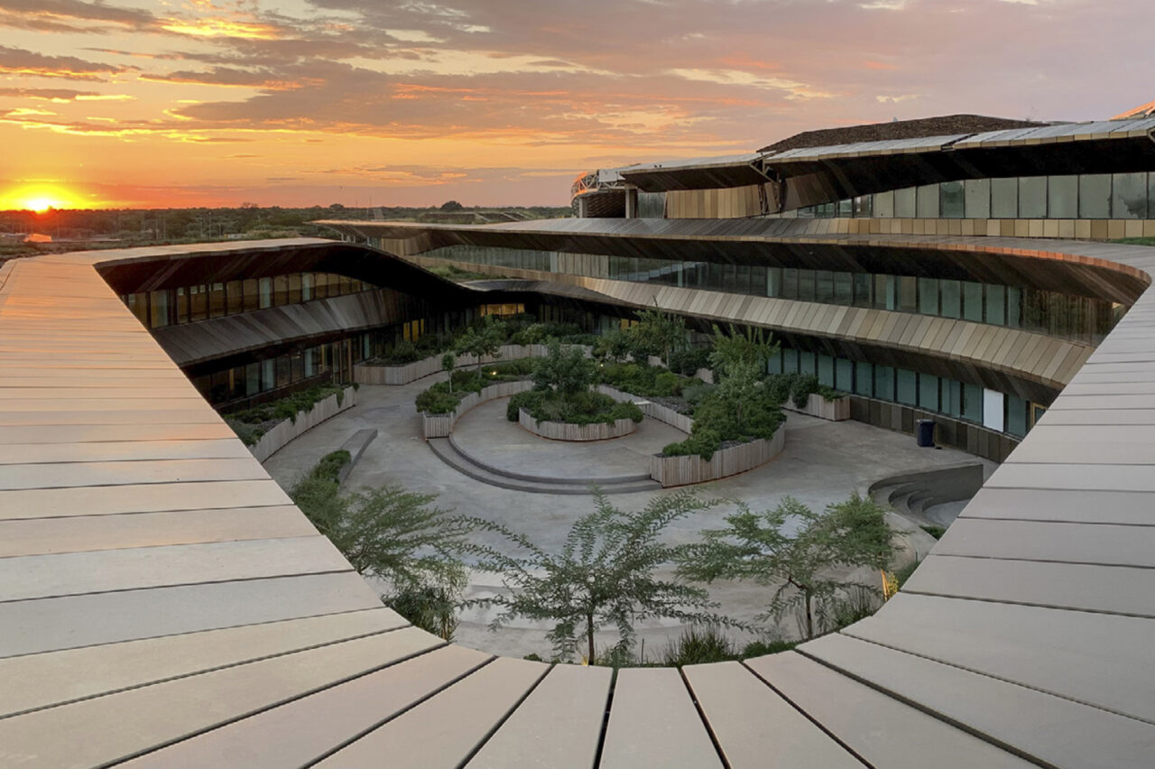 Botswana Innovation Hub in Gabarone, Botswana. Photo: SHoP Architects.