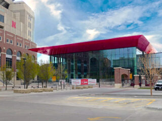 University of Nebraska Athletics Training Facility, Lincoln, NE. Architect: SOM