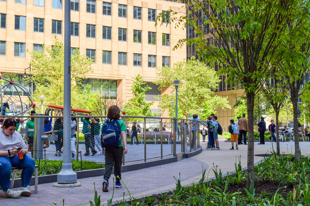 Abolitionist Place outdoor park rendering