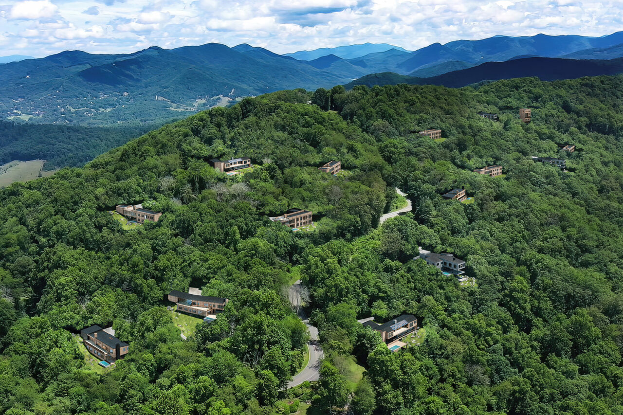 Elk View enmeshed in the Blue Mountains view