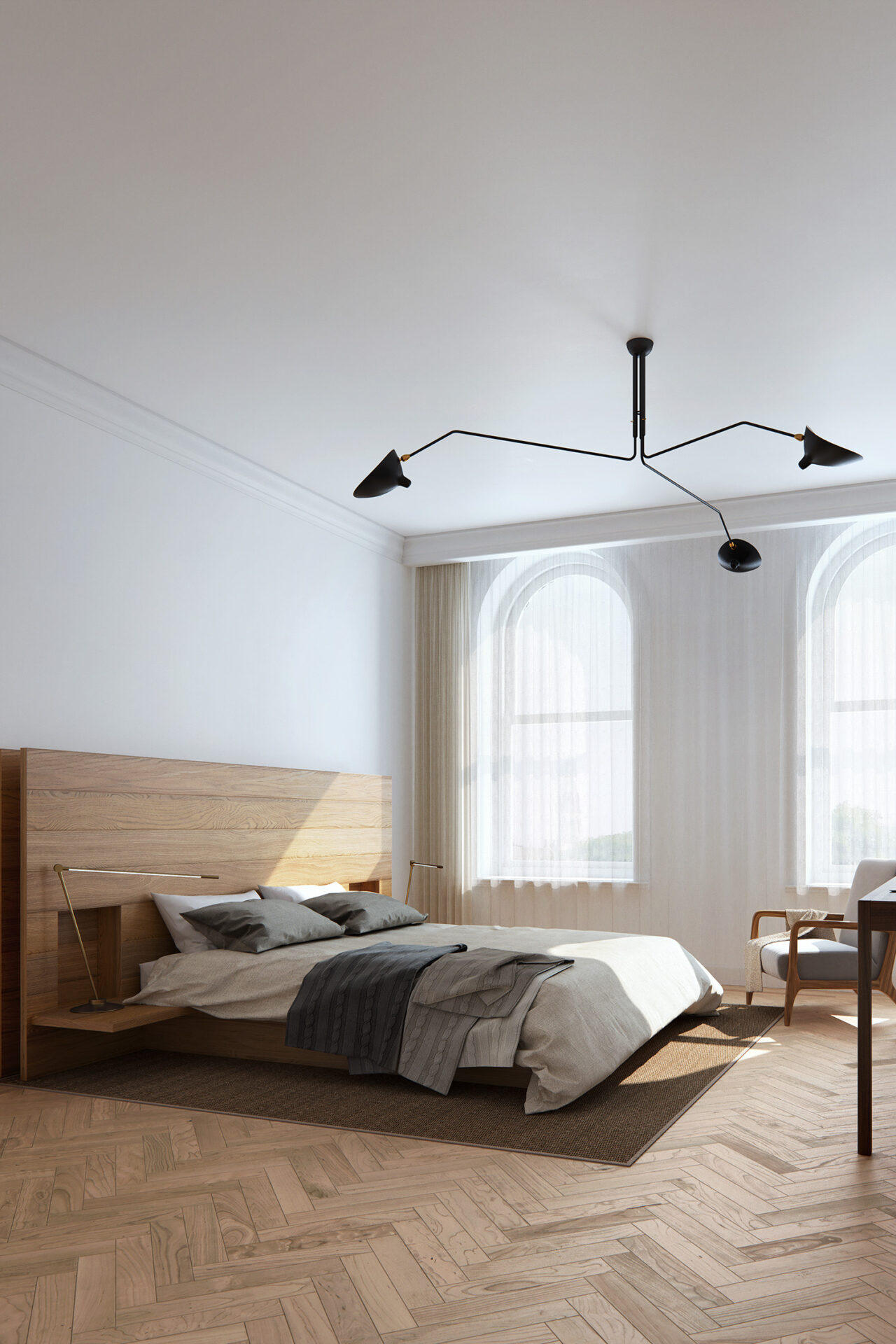 Post Hotel bedroom interior