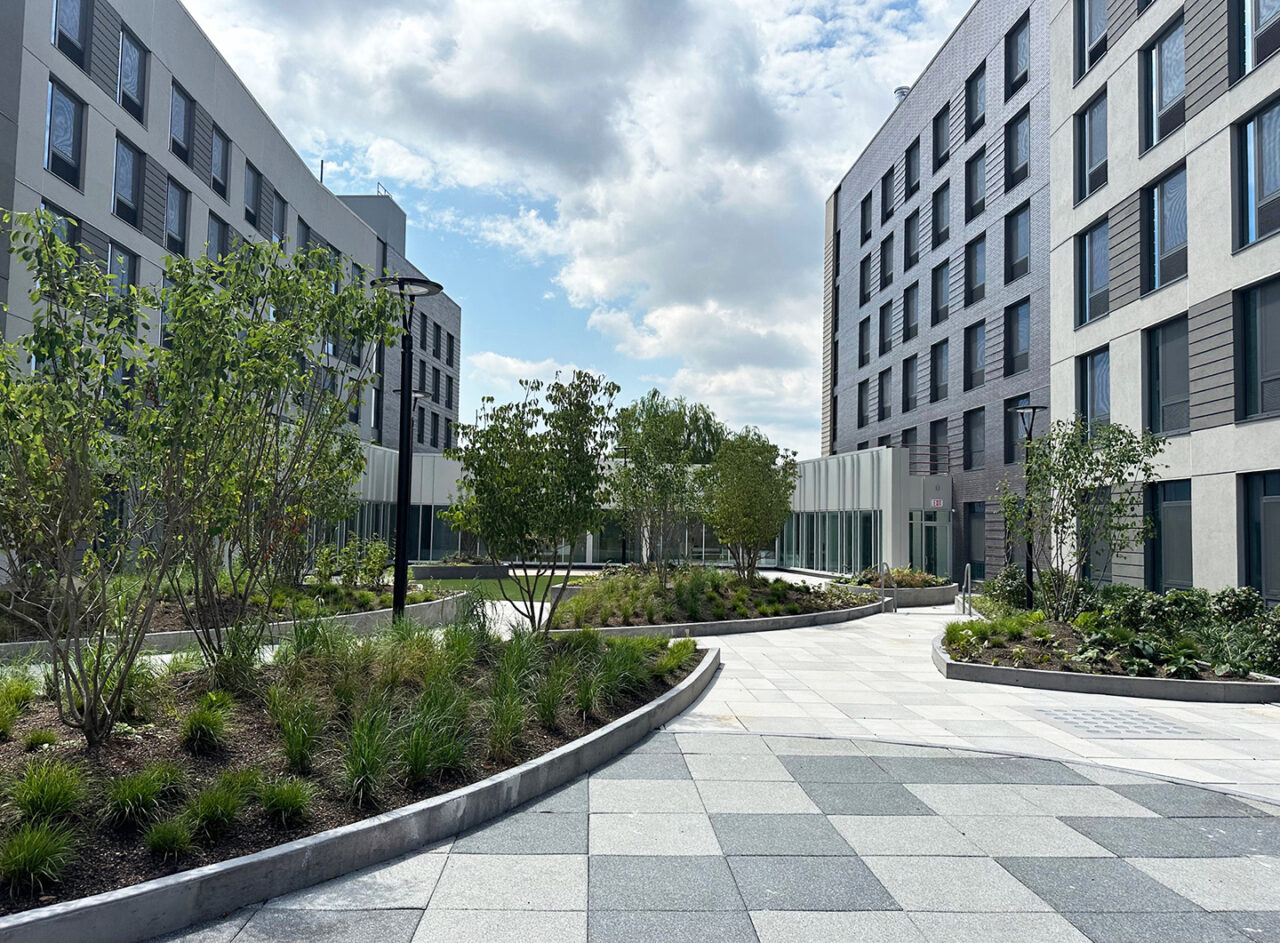 The Bridge, an affordable housing project in Brownsville, Brooklyn, by Think! Architecture and Design.
