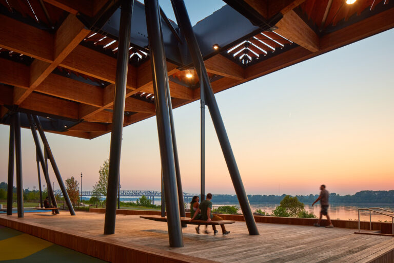 Tom Lee Park by Studio Gang and SCAPE in Memphis, TN. Photo: Tom Harris.