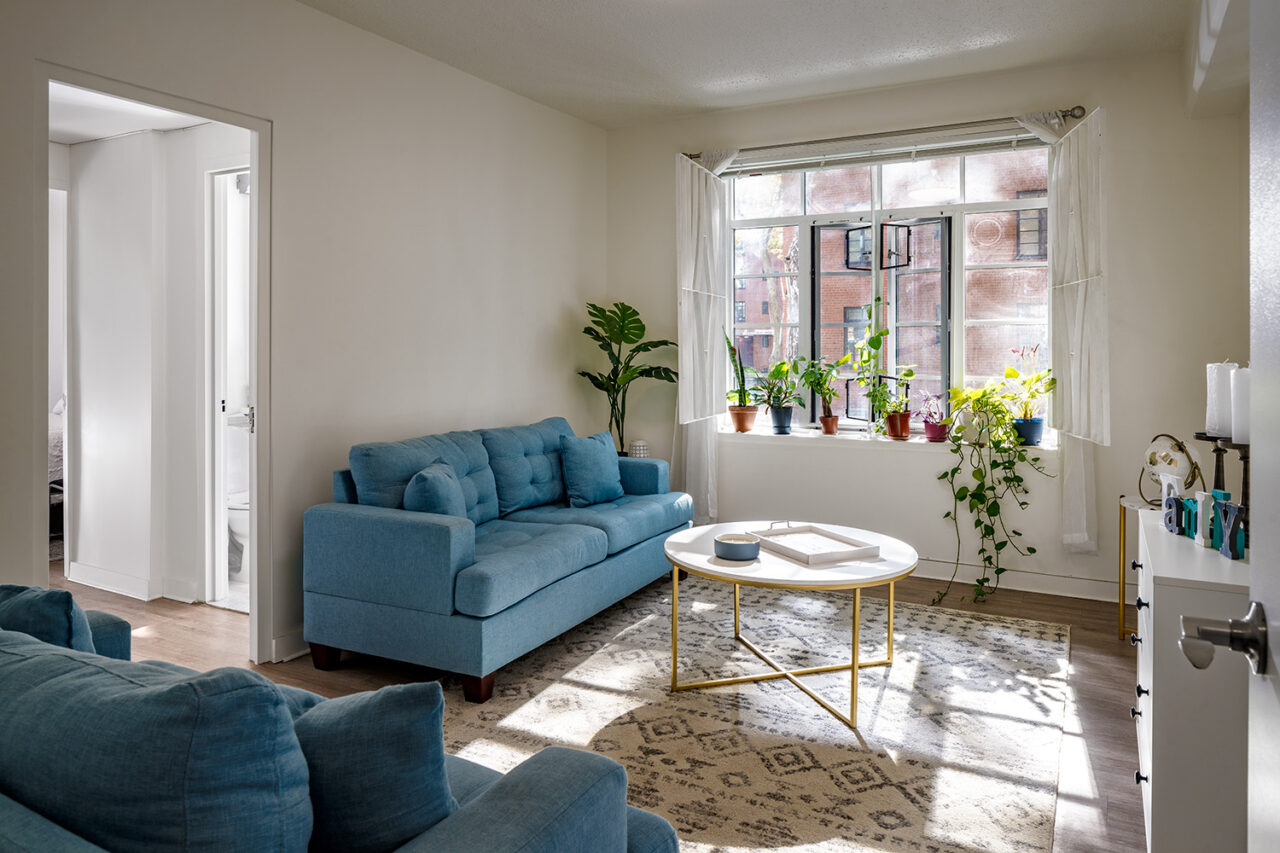 Harlem River Houses renovation by Curtis + Ginsberg Architects in New York, NY. Photo: Alexander Severin Architectural Photography.