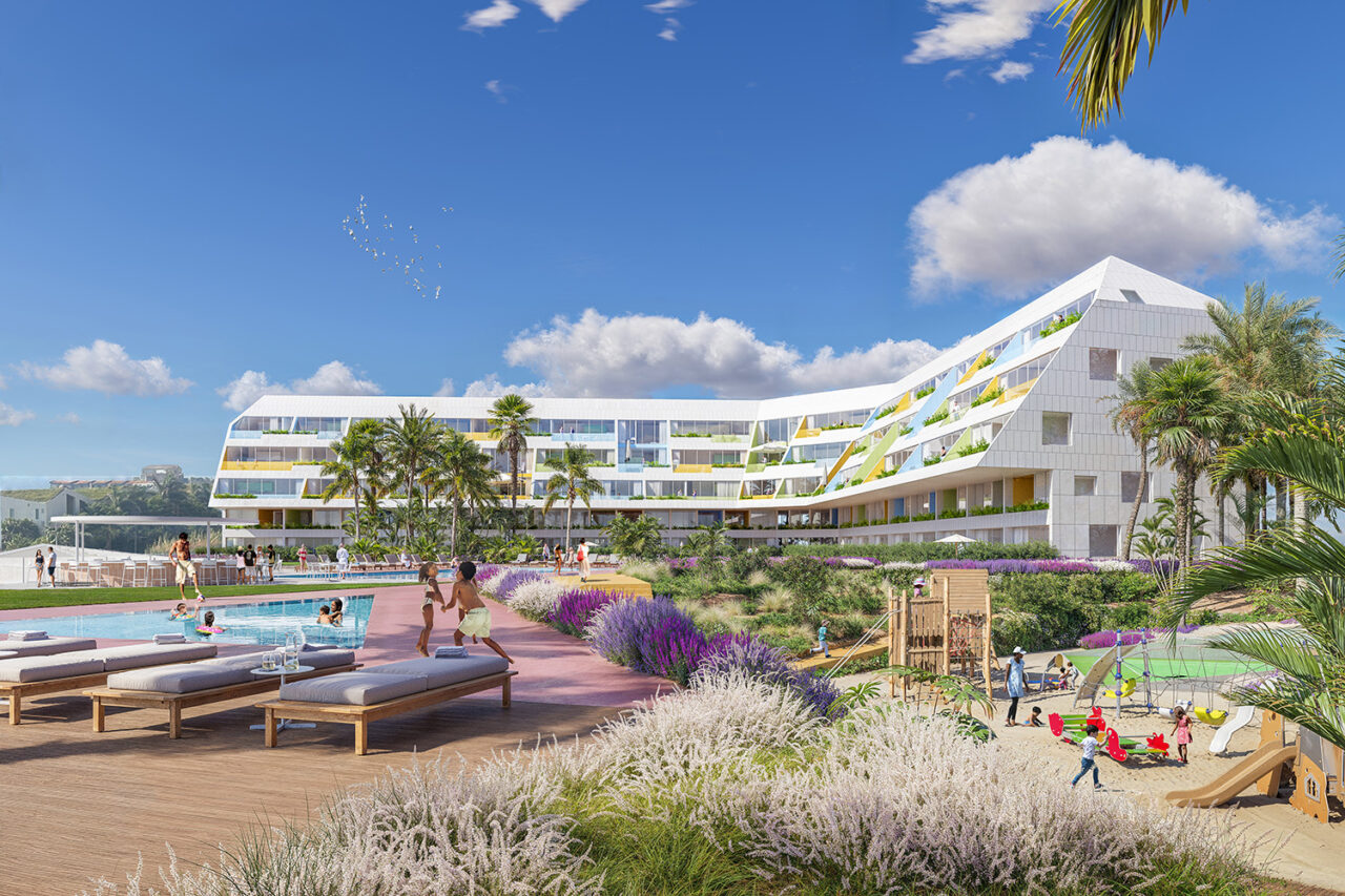 Poolside Marea Park development.