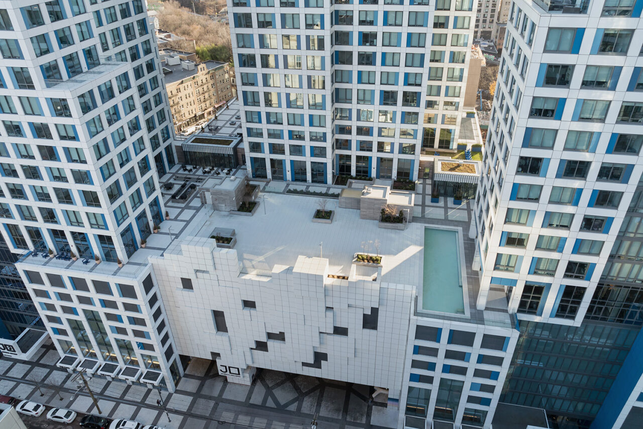 Journal Squared by Handel Architects and HWKN in Jersey City, NJ. Photo: Colin Miller.