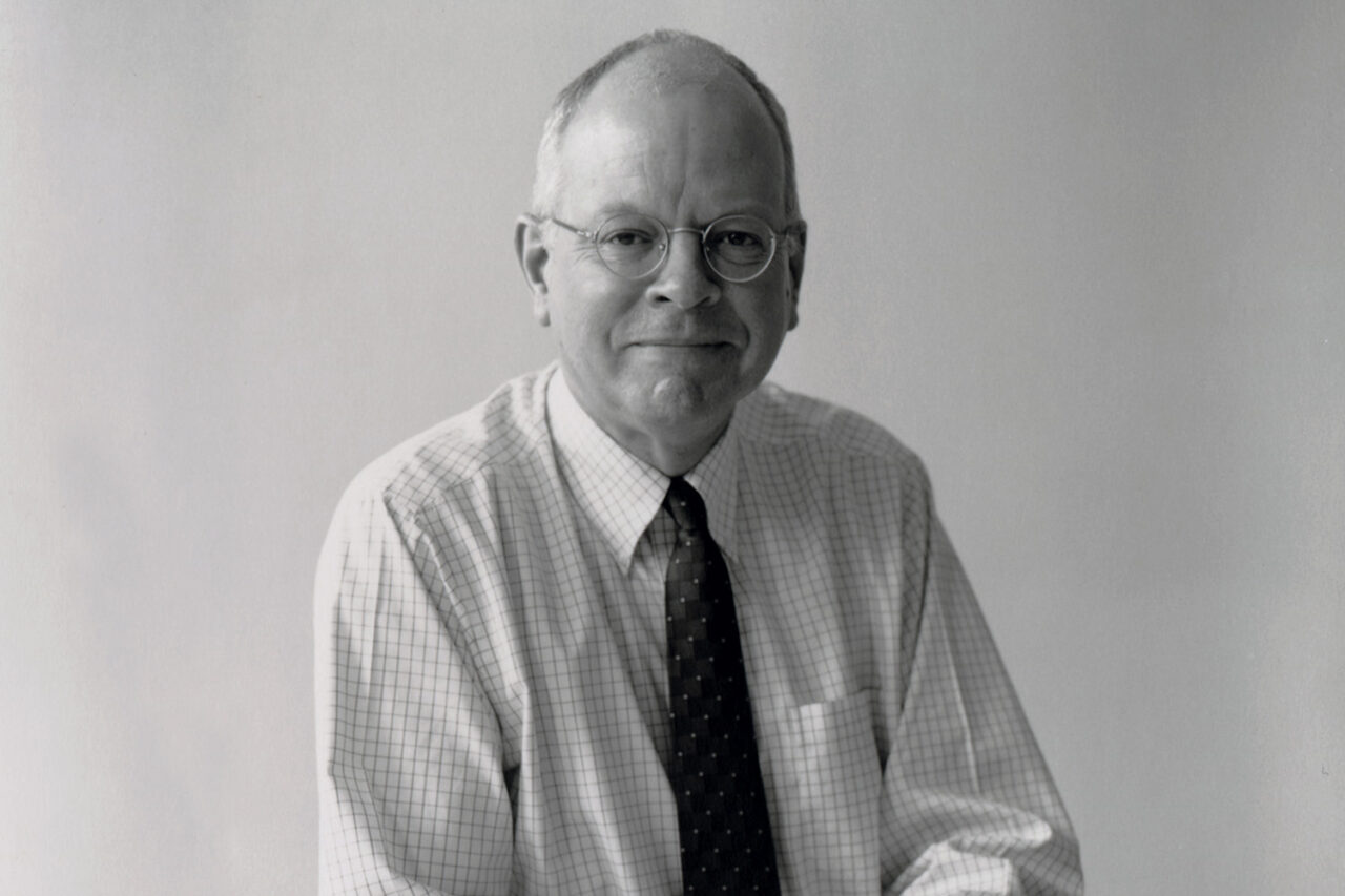 Black and white portrait of David Childs