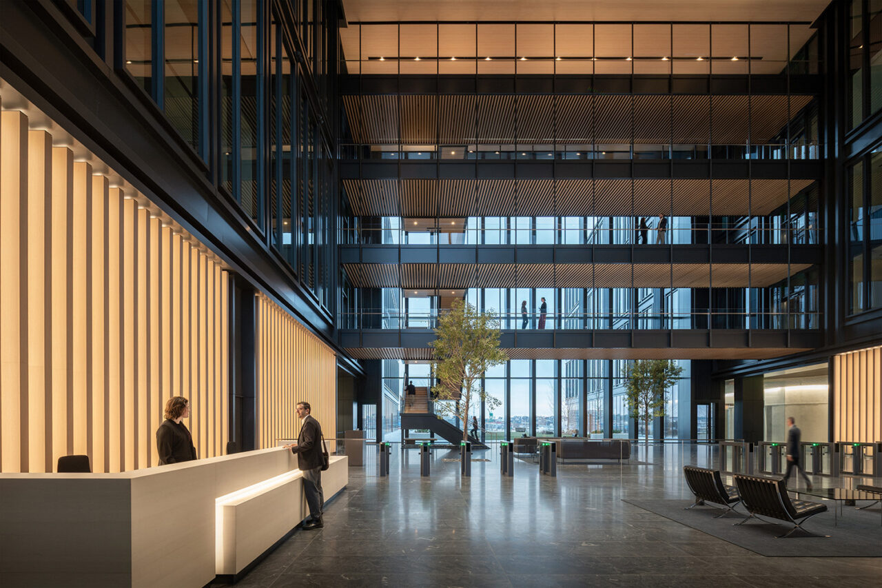 T. Rowe Price Headquarters by KPF in Baltimore, MD. Credit: StudioSZ and Justin Szeremeta, courtesy of KPF.