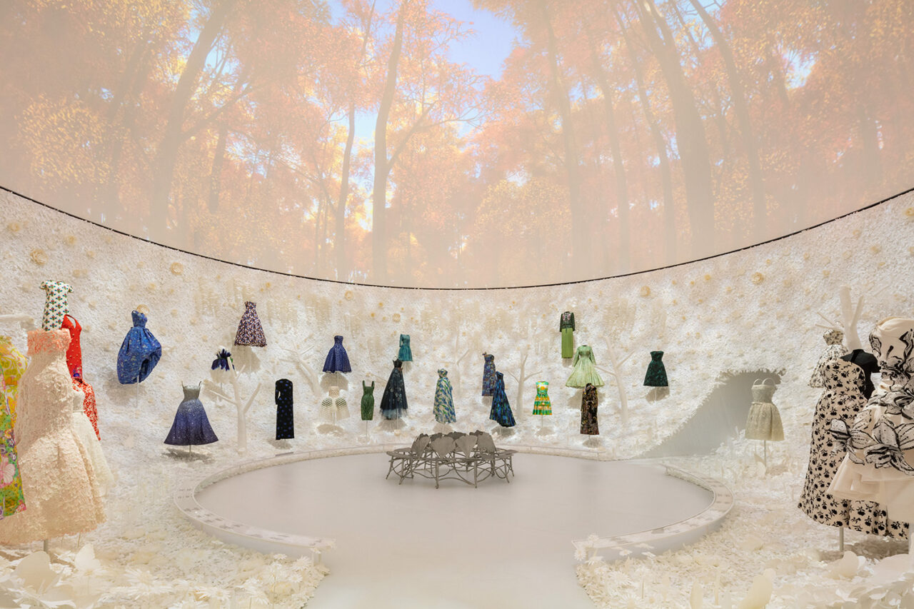 Christian Dior: Designer of Dreams by OMA/Shohei Shigematsu in Seoul, South Korea. Photo: Kyungsub Shin.
