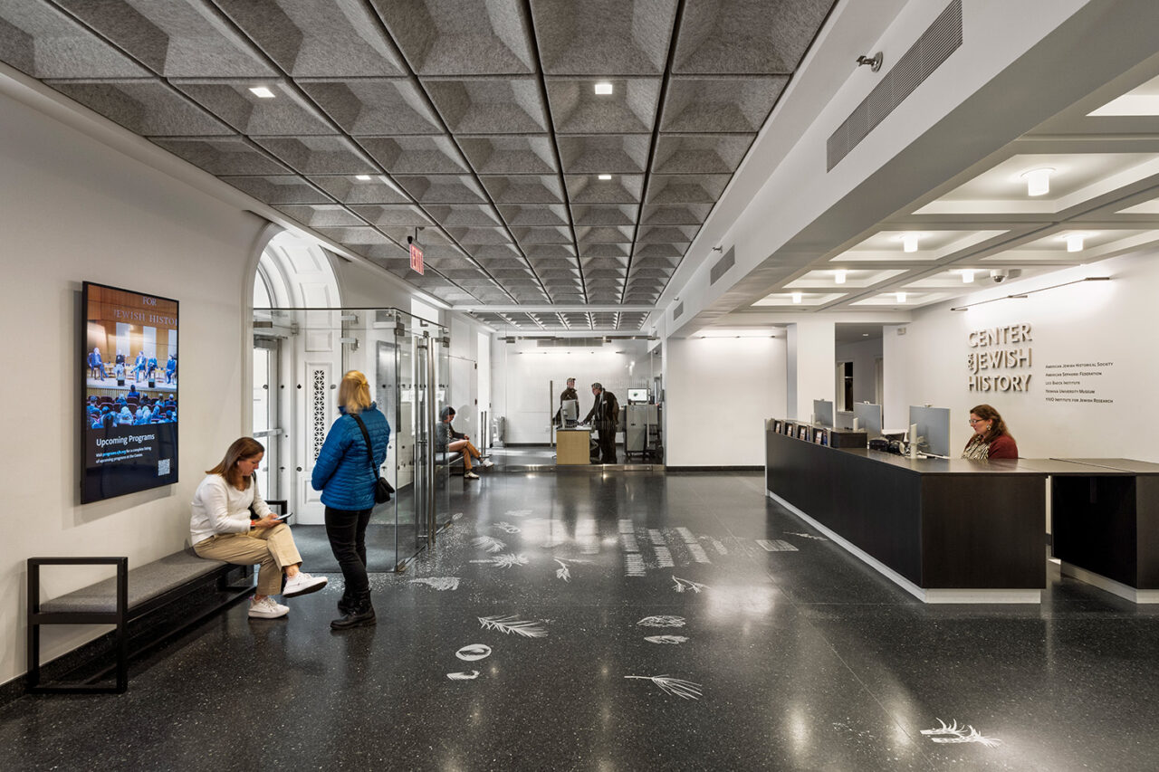 The Center for Jewish History by Beyer Blinder Belle in New York, NY. Photo: Paúl Rivera, courtesy of BBB.