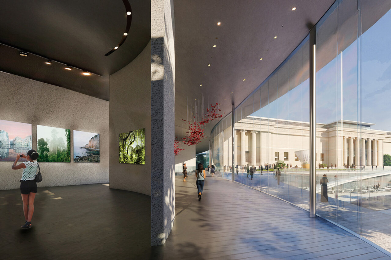 Nelson-Atkins Museum of Art expansion by WEISS/MANFREDI in Kansas City, MO. Credit: ©WEISS/MANFREDI Architecture/Landscape/Urbanism and Malcolm Reading Consultants.