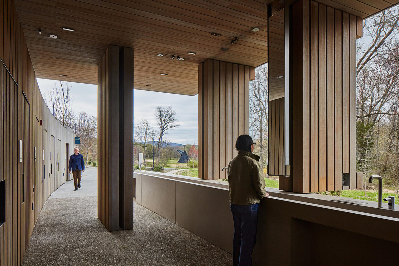 Storm King Art Center expansion by WXY and heneghan peng architects in New Windsor, NY.  Photo: Richard Barnes.