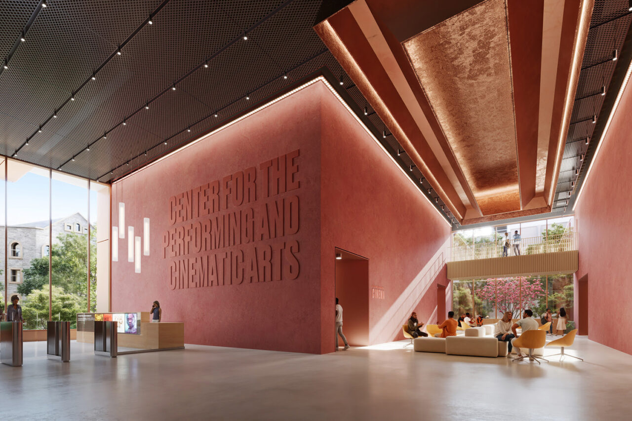 Temple University's Caroline Kimmel Pavilion for Arts and Communication by SOM in Philadelphia, PA. Image: SOM | ATCHAIN.