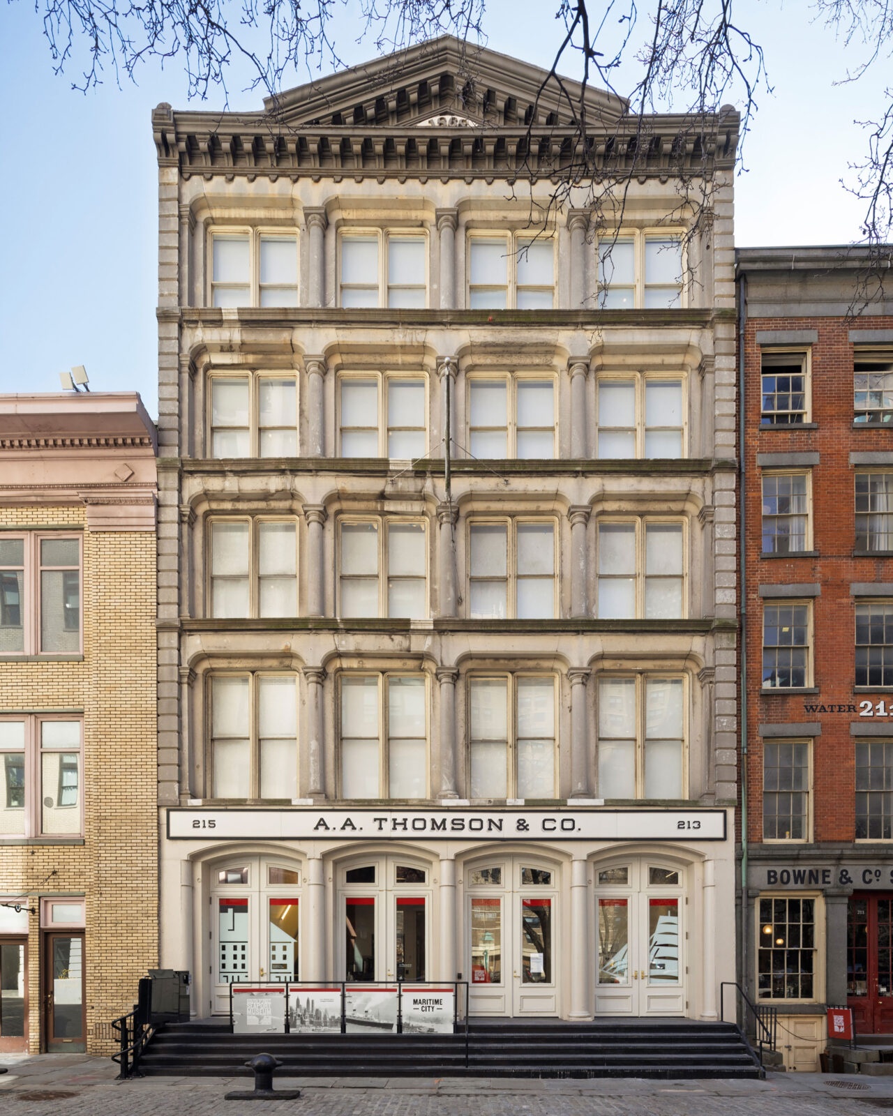 The A.A. Thomson Warehouse today