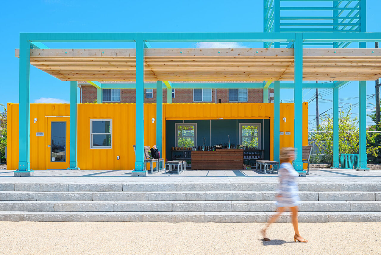 The entry to Carol Pino Learning Garden