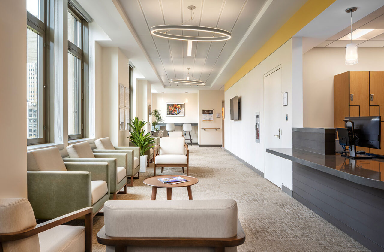 SUNY College of Optometry’s midtown Manhattan campus interior