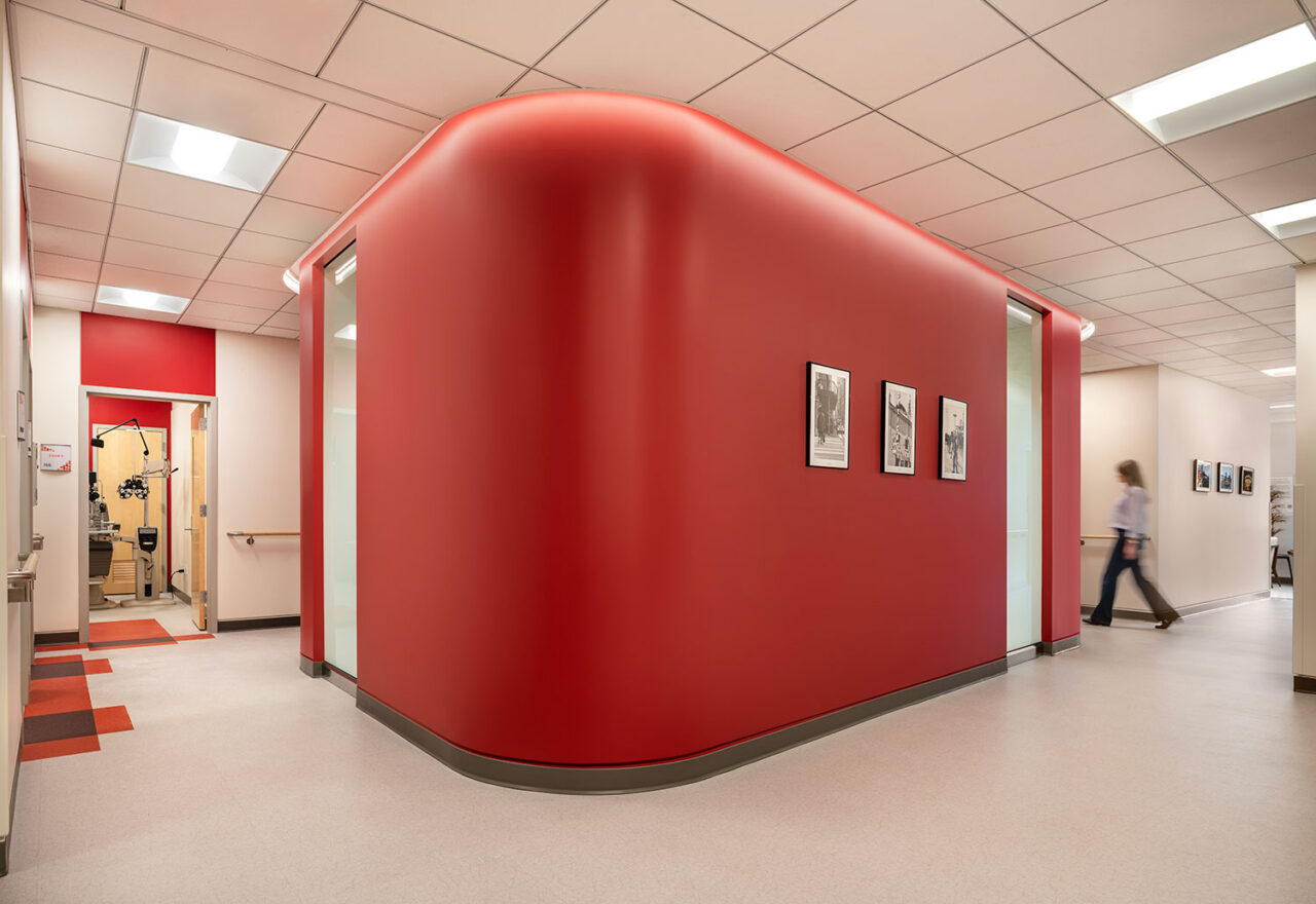 SUNY College of Optometry’s midtown Manhattan campus interior