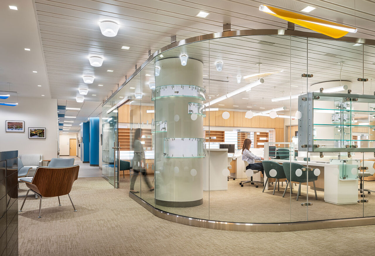 SUNY College of Optometry’s midtown Manhattan campus interior
