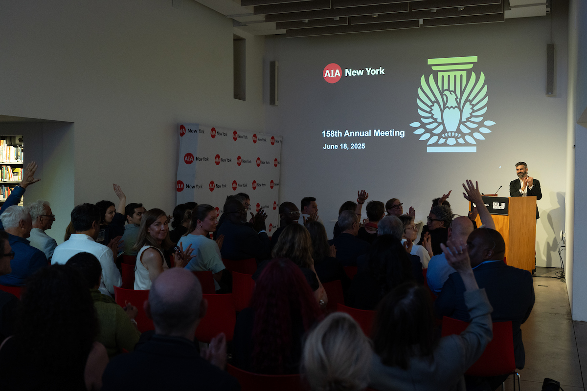 AIANY Executive Director Jesse Lazar, Assoc. AIA. Photo: Samuel Lahoz.