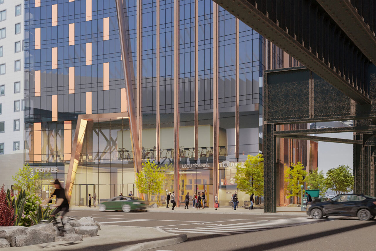 30-25 Queens Boulevard residential tower by CetraRuddy in Queens, NY. Image: CetraRuddy Architecture.