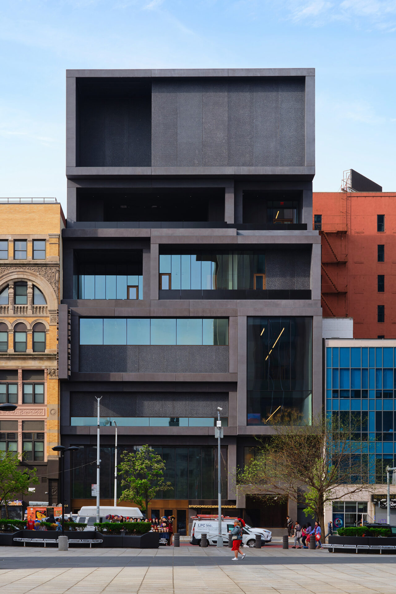 Studio Museum in Harlem by Adjaye Associates, Cooper Robertson, and Studio Zewde in Manhattan, NY. Photo © Dror Baldinger FAIA, courtesy Studio Museum in Harlem.