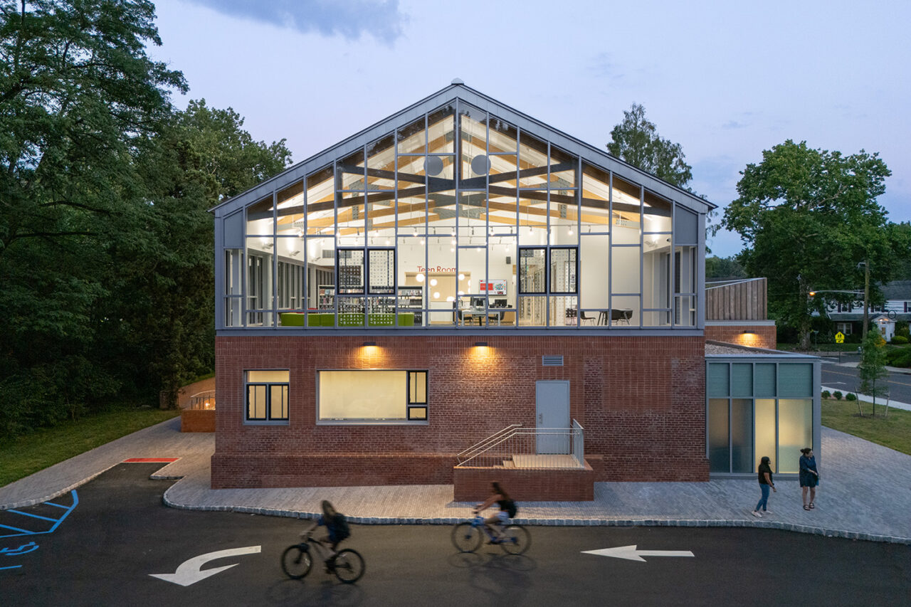 Maplewood Memorial Library by Sage & Coombe Architects in Maplewood, NJ. Photo: © Chuck Choi.