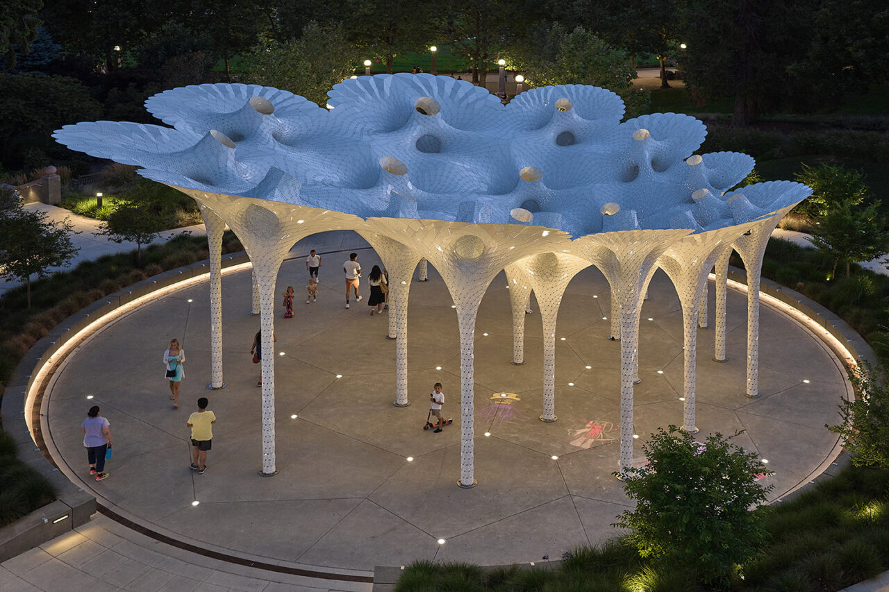 PILOTI by MARC FORNES / THE VERY MANY in Bellevue, WA. Photo: Courtesy THEVERYMANY Younes Bounhar/Doublespace Photography.