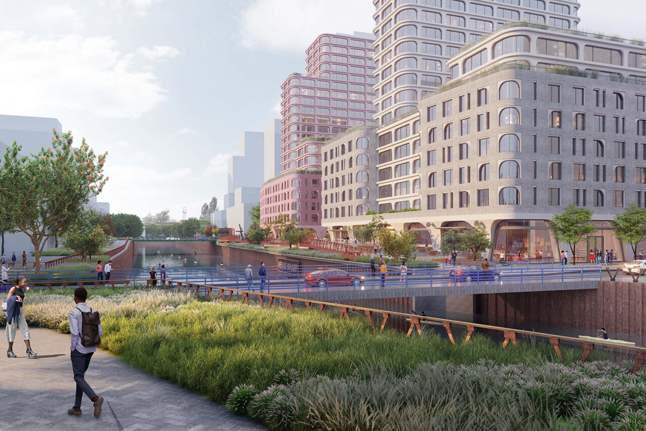 Nevins Landing by Fogarty Finger in Brooklyn, NY. Image: Rendering courtesy of Fogarty Finger.