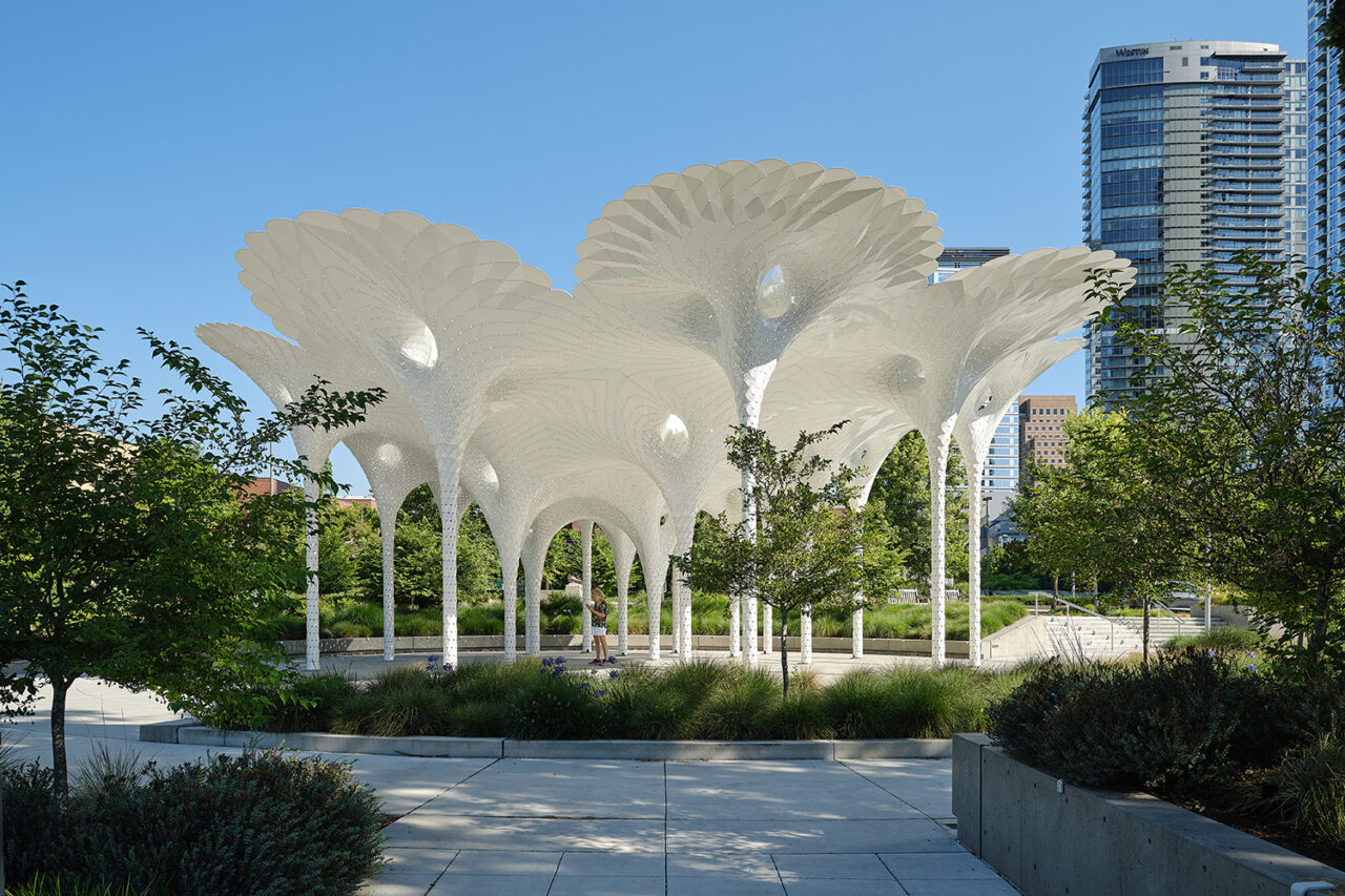 PILOTI by MARC FORNES / THE VERY MANY in Bellevue, WA. Photo: Courtesy THEVERYMANY Younes Bounhar/Doublespace Photography.