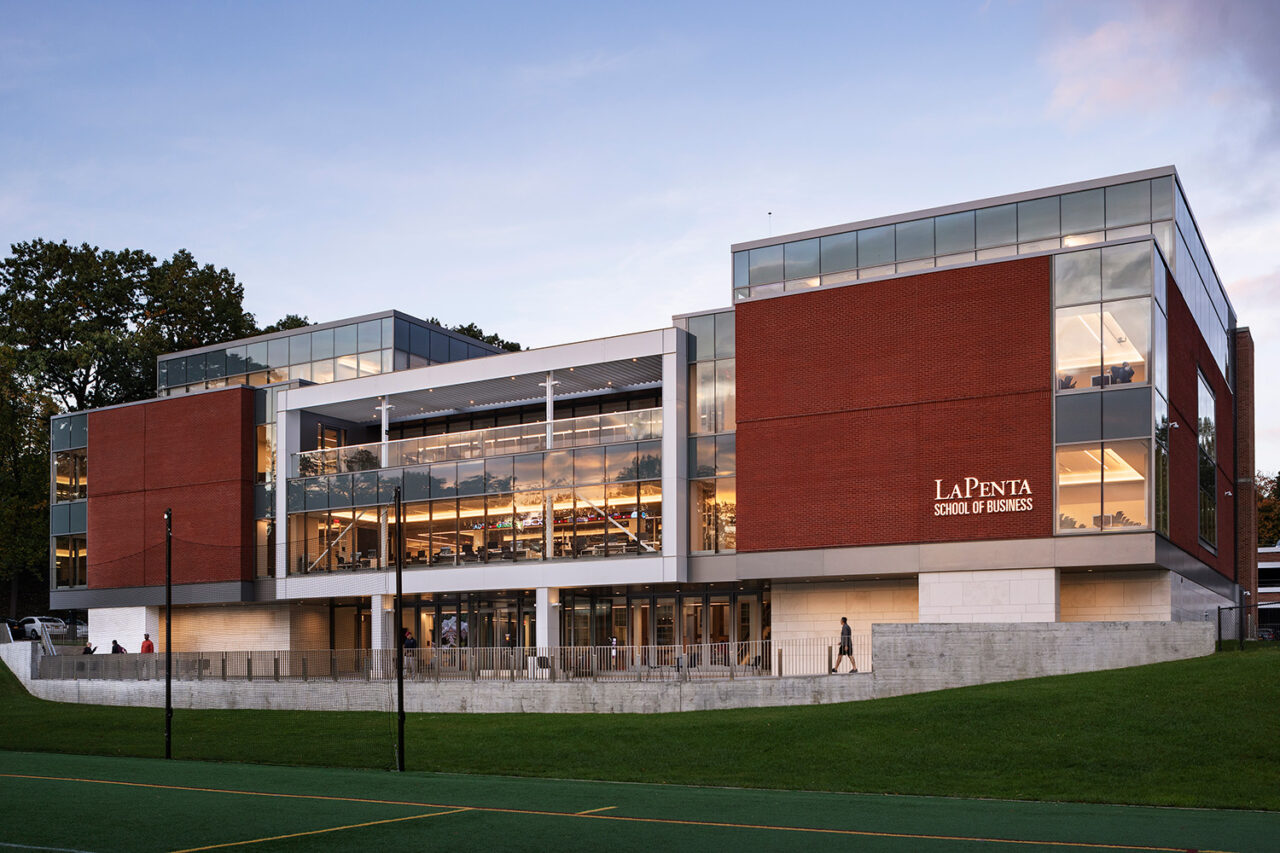 La Penta School of Business at Iona University by Gensler in New Rochelle, NY. Photo: James Ewing.