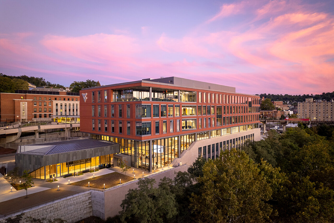 Reynolds Hall at West Virginia University in Morgantown, WV. Photo: Alexander Denmarsh.