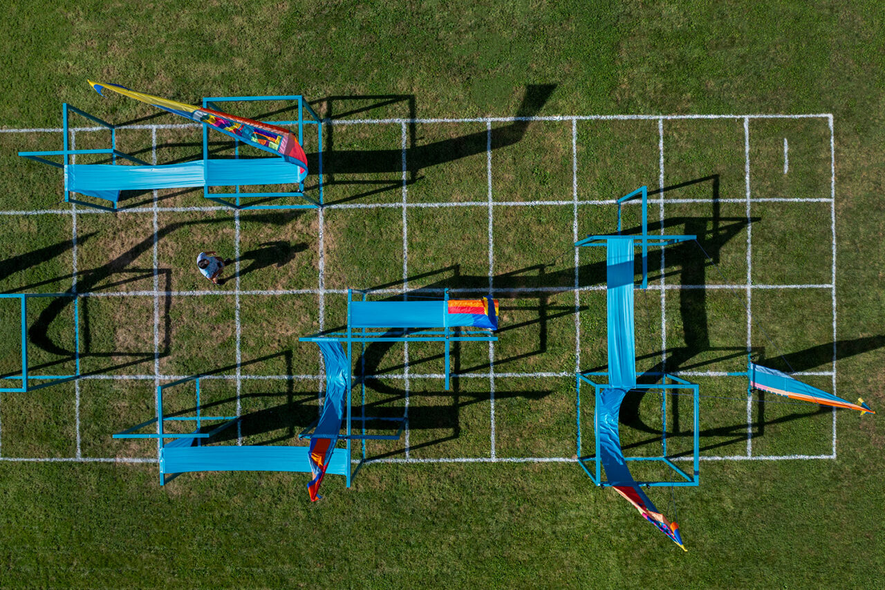 Lift by Studio Cooke John at Landmark Columbus Foundation's Exhibit Columbus in Columbus, IN. Photo: Hadley Fruits for Landmark Columbus Foundation.