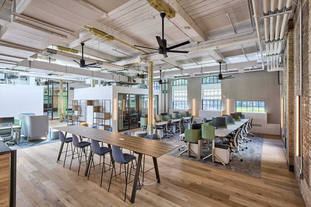 Scenic Hudson's Northside Hub by MASS Design Group and Stoss Landscape Urbanism in Poughkeepsie, NY. Photo: Scott G. Morris Photography/Courtesy of ScenicHudson.org.