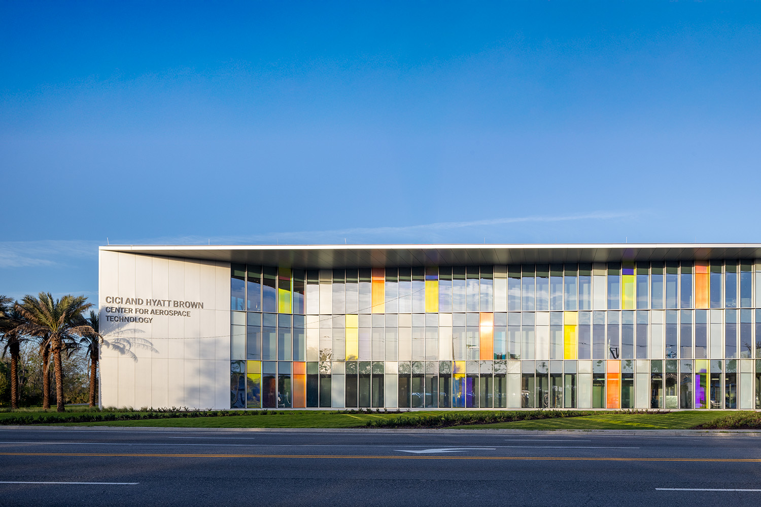 Boeing Engineering Center in the Cici & Hyatt Brown Center for Aerospace Technology by ikon.5 architects in Daytona Beach, FL. Photo: Joni Hofmann.