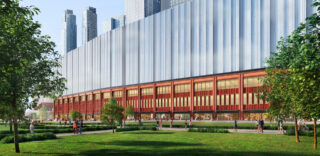 Foster + Partners’ proposeddesign for the new Port Authority bus terminal includes 3.5 acres of greenspace. Image: Foster + Partners, courtesy PANYNJ.