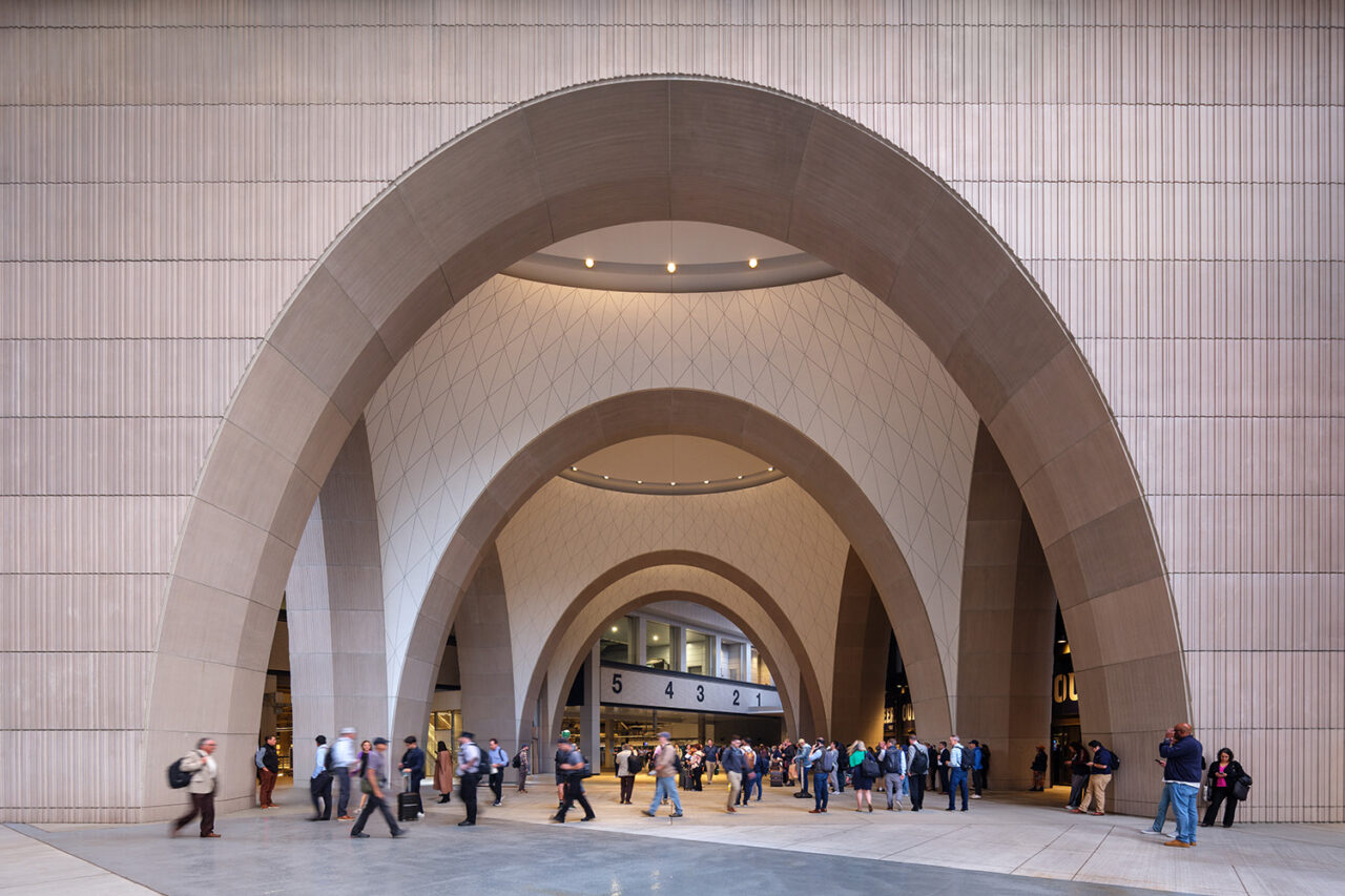 Boston South Station by Pelli Clarke & Partners in Boston, MA. Photo: Jason O’Rear, Pelli Clarke & Partners.