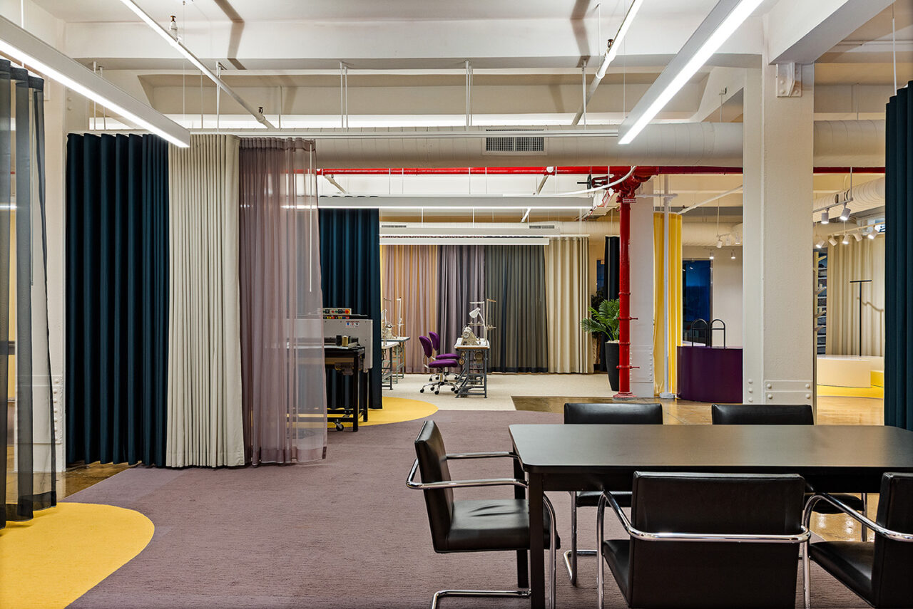 Custom Collaborative headquarters by Frederick Tang Architecture in New York, NY. Photo: Anastazia Swere-McNutt for Allyson Lubow.
