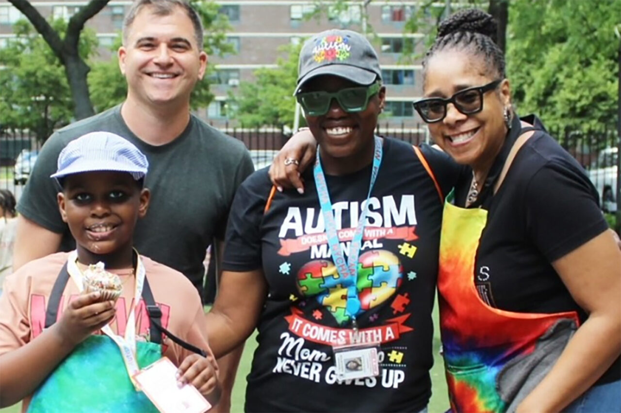 Autism Awareness Picnic at NYCHA's Morrisania Air Rights. Photo: NYCHA Journal.